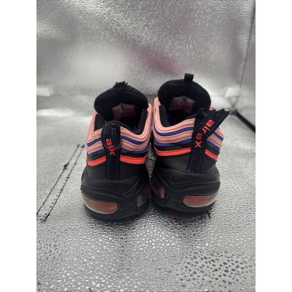 2019 Nike Air Max 97 Black/Pink/Blue Running CT1578-001 Youth 5.5 Y #1 - Picture 6 of 9